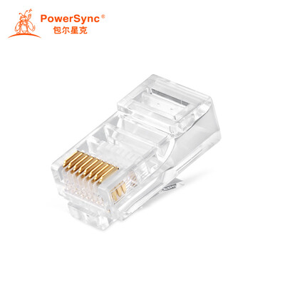 

Baer Xingke six types of unshielded crystal head RJ45 three fork chip 50u single piece 10 into PowerSync APT610BB