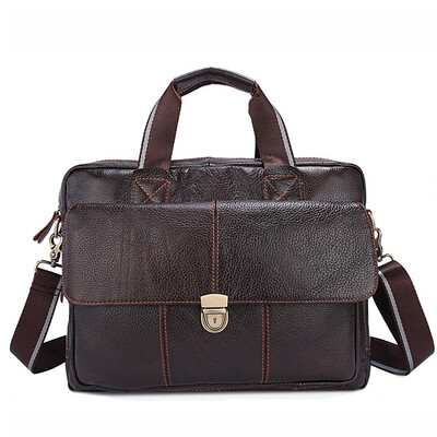 

2016 hot selling men briefcase PU leather shoulder messenger bag high-end business computer bag man bag