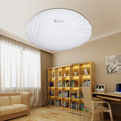 

[Jingdong supermarket] Po Li Huang LED ceiling lamp Pteris simple energy-saving living room bedroom balcony aisle kitchen and toilet ceiling 16W is white BX-158