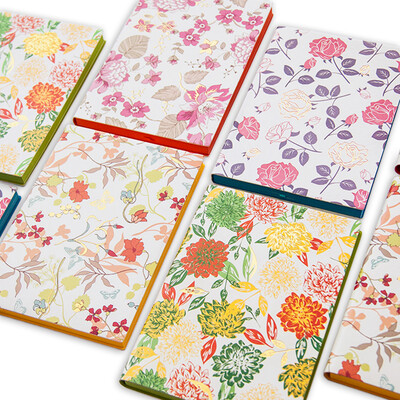 

Guangbo GuangBo 48K120 Zhang Fu ancient leather noodles diary color design flower language random GBP48738