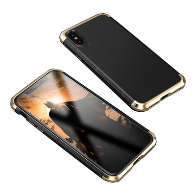 

Luxury Matte Hard Plastic PC Metal Armor Case For iPhone  XR X 8 7 6 6S Plus Coque Phone Shockproof For iPhone  Max Case