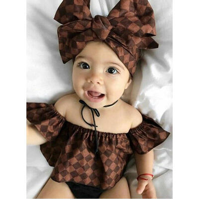 

US Baby Girl Romper Outfit Clothes Sunsuit Outfits Newborn Infant Floral Jumpsui