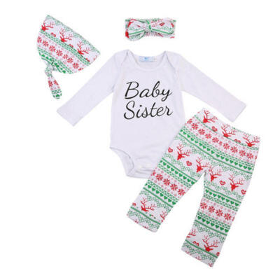 

Newborn Toddler Baby Girls Clothes Romper Jumpsuit BodysuitPants Outfits Set C