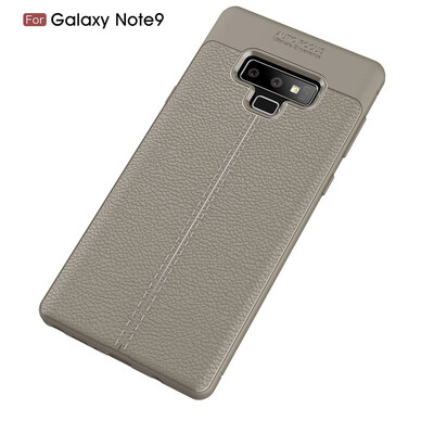 

Fivice Samsung Galaxy Note 9 case Luxury leather TPU silicone anti-fall soft shell phone case
