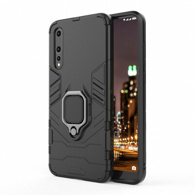 

for Huawei P20 Pro CLT-L04 CLT-L09 Ring Case Car Holder Phone Case for Huawei P20 Lite for Huawei P20 Hard Armor Case Cover