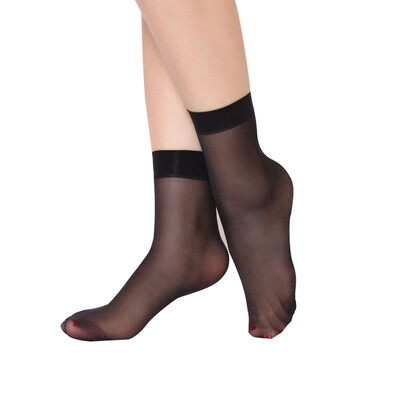 

Jingdong supermarket] Langsha short silk socks on the socks crystal silk socks thin section Ms. short stockings 20 pairs of 4 colors each 5 double