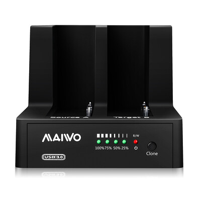 

Maiwo MAIWO K3092 dual disk 35 inch SATA hard drive base USB30 mobile hard disk box