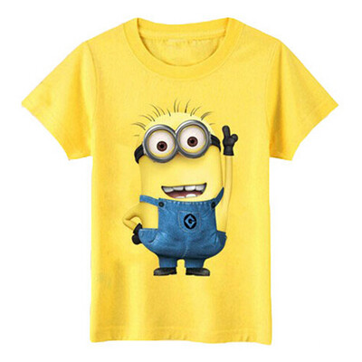 

Cartoon figure children minions clothes costume childrens clothing t shirts for Kids BOXXTY