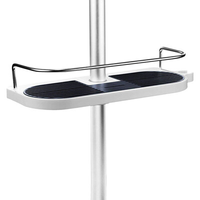 

UpperX Shower Shelf Telescopic Adjustable Bathroom Organizer Shelf for Shower Bar for Soap Shampoo Lotion 18-25mm