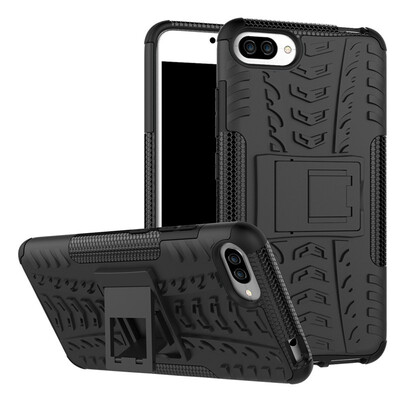 

Fivice Zenfone4 ​​max 55 inch ZC554KL Case TPU anti-fall tire pattern back clip bracket phone case