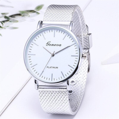 

Geneva Luxury Women Mens Watch c Steel Analog Quartz Analog Wrist Watch