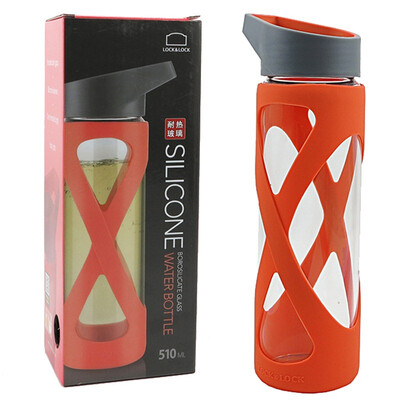 

【Jingdong Supermarket】 Lock & lock Heat-resistant glass cup -I type (510ml) LLG933R Orange