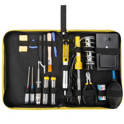 

Saetuo (SANTO) 0319 17 electric iron soldering kit portable canvas bag electronic electrical welding maintenance tools