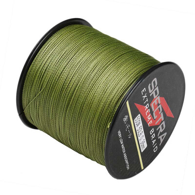 

100M-2000M 6LB-300LB Test Army Green 100%pe Dyneema Braided Fishing Line