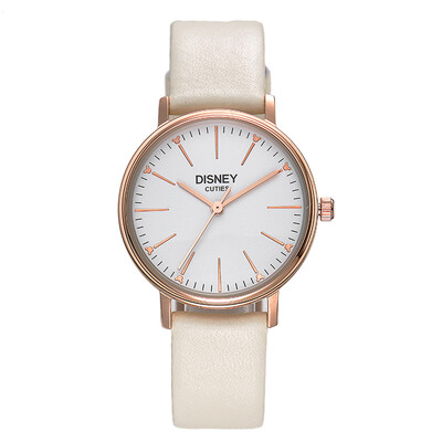 

Disney (Disney) watch middle school students business casual belt quartz watch Korean fashion simple watch 51196K