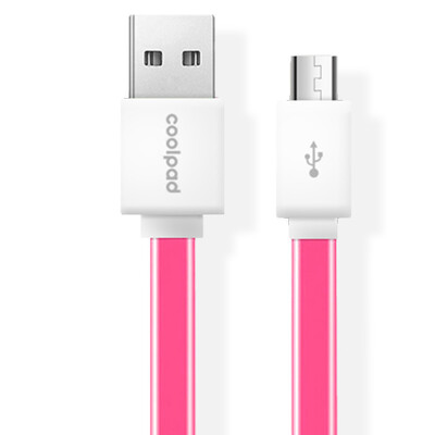 

Cool Coolpad 2A быстрая зарядка Micro USB порт телефон интерфейс прозрачный желе кабель для передачи данных / зарядка / Эндрюс телефон шнур питания 1 м красный CC-003A
