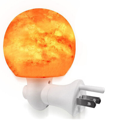 

YouOKLight 1PCS 7W 120V Natural Himalayan Globe Sphere Salt Lamp Night Lights for Wall Lighting Decoration&Air Purifying