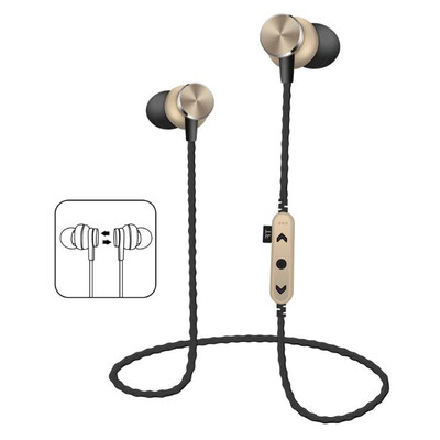 

Sport Bluetooth earphones Metal Magnetic Wireless headphone Running Earbud Stereo Headsets with TF card solt For Xiaomi iPhone