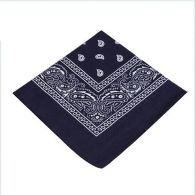 

1PC Unisex Hip Hop Black Paisley Bandana Headwear Hair Band Scarf Neck Wrist Wrap Band Headtie Square scarf High quality