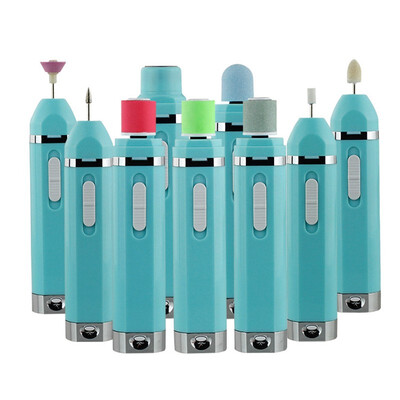 

9in1 Safe Electric Nail Beauty Kit Nail Art Drill Bit Nail Care Tool Hand Foot Dead Skin Remove Machine Body Hair Removal Device