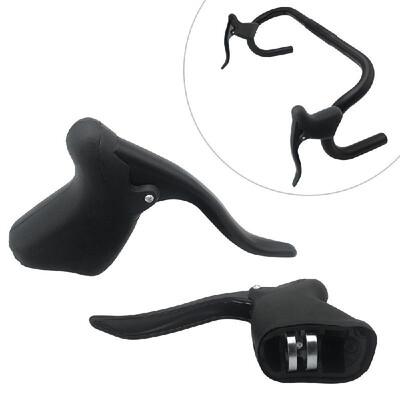 

Lightweight Aluminum Bicycle Brake Handle MTB Mountain Bike Cycling Brake Levers Front & Rear Brake Levers Drop Handlebar Set