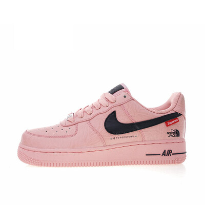 

Nike Air Force 1 X Supreme X The North Face Skate Athletic Shoes for Women AR3066-800