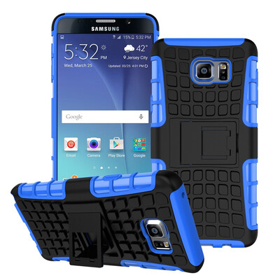 

Fivice Samsung Note 5 Case TPU anti-fall tire pattern back clip bracket phone case