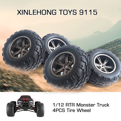 

4PCS Tire Wheel for XINLEHONG TOYS 9115 112 40kmh RTR High Speed Monster Truck RC Car