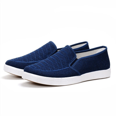 

Novel Teez Cloth shoes mens casual one-legged shoes lazy shoes breathable flat low-top canvas shoes