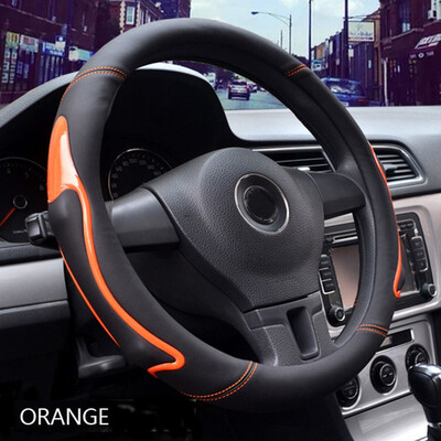 

Car interior protection accessories Micro Fiber Leathe 363840cm Car Steering Wheel Cover for most cars Antiskid Comfortable