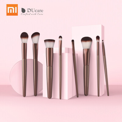 

Xiaomi DUcare Makeup Brushes Sets 8pcs Professional Powder Foundation Eyeshadow Brush Set With PU Cosmetic Bag Beauty Essentials M