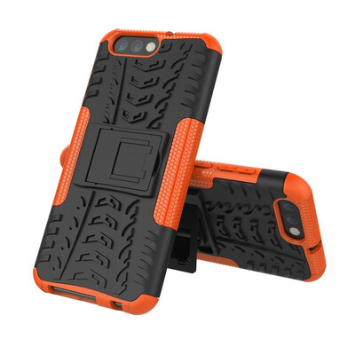 

Fivice Asus Zenfone 4 55 inch ZE554KL Case TPU anti-fall tire pattern back clip bracket phone case