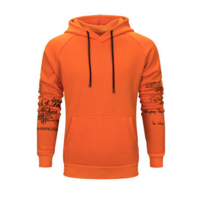 

Top Mens Winter Slim Hoodie Warm Hooded Sweatshirt Coat Pullover Outwear Sweater