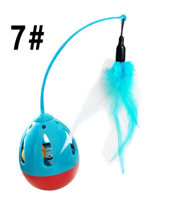 

High Quality Pet Cat Toy Newly Design Bird Feather Plush Plastic Toy for Cats Cat Catcher Teaser Toy