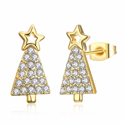 

Yoursfs New Package home fashion Christmas series Christmas tree stud Earrings