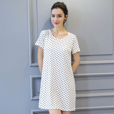 

Nanjiren Ladies Home Short-sleeved Cotton Pajamas