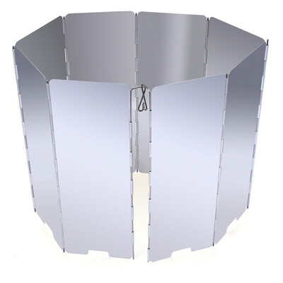 

8 Plates Outdoor Folding Camping Picnic Cooker Stove Windscreen Windshield Aluminum alloy windscreen Camping windscreen