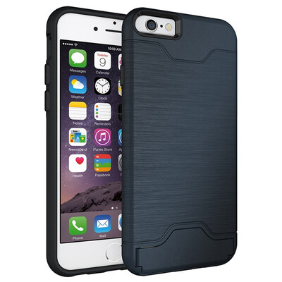 

Fivice iPhone 66S Case TPU all-inclusive anti-drop brushed card with bracket mobile phone case
