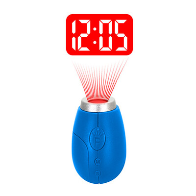 

BRELONG Digital projection clock key ring Mini LCD projection clock