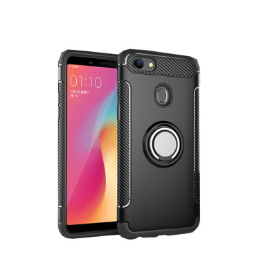 

Fivice OPPO F5A73 case PC metal ring shell magnetic car bracket TPU phone case