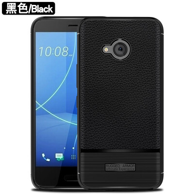 

Fivice HTC U11 Life case TPU mewah anti-jatuh lychee silicone case