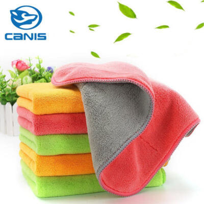 

6Pcs Super Soft Absorbent Microfiber Car Cleaning Towel Kitchen Washing Polish