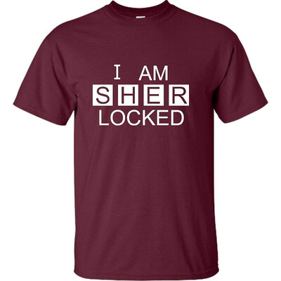 

Adult I Am Sherlocked Sherlock Holmes Inspired T-Shirt