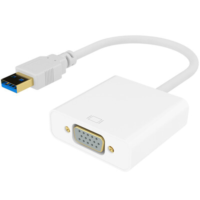 

BIAZE USB30 to VGA Converter External Graphics Card Female Video Converter Notebook Desktop USB Transfer Projector Compatible USB20 ZH1-PC