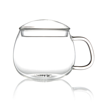 

vatiri прозрачное стекло, кружка W / t крышкой 300ml 10.6oz vc0005