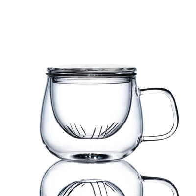 

vatiri прозрачное стекло, кружка W / t инфузор 300ml 10.6oz vtc0001