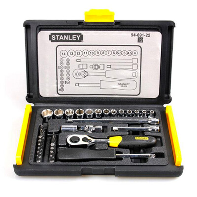 

Stanley Toolbox Set 63mm Series Metric Kit Tool Kit 35pcs Set 94-691