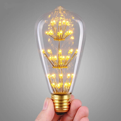 

SUPli 1Pack Vintage Edison Bulbs 220V - 240V 3W Light Bulb Yellow Warm