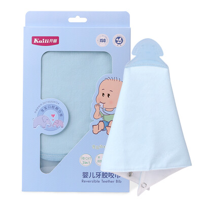 

Kaili baby teether bite towel newborn saliva towel triangle towel baby molar rubber molar stick