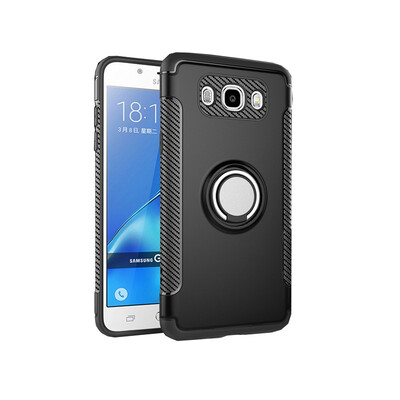 

Fivice Samsung Galaxy J7 2016 case PC metal ring shell magnetic car bracket TPU phone case